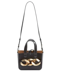 JW Anderson Bags Black SS22 ‘Mini Chain Tote Bag’