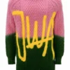 JW Anderson ‘JWA Cable Knitted Crewneck Mini Dress’ Clothing