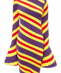 JW Anderson ‘Flare Sleeve Stripe Mini Dress’