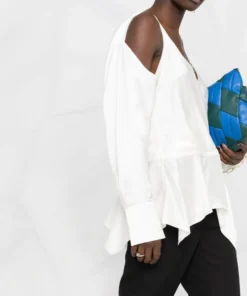 JW Anderson Off White ‘Cold Shoulder Blouse’ Clothing 12 JW Anderson Off White ‘Cold Shoulder Blouse’ Clothing