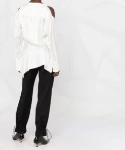 JW Anderson Off White ‘Cold Shoulder Blouse’ Clothing 13 JW Anderson Off White ‘Cold Shoulder Blouse’ Clothing