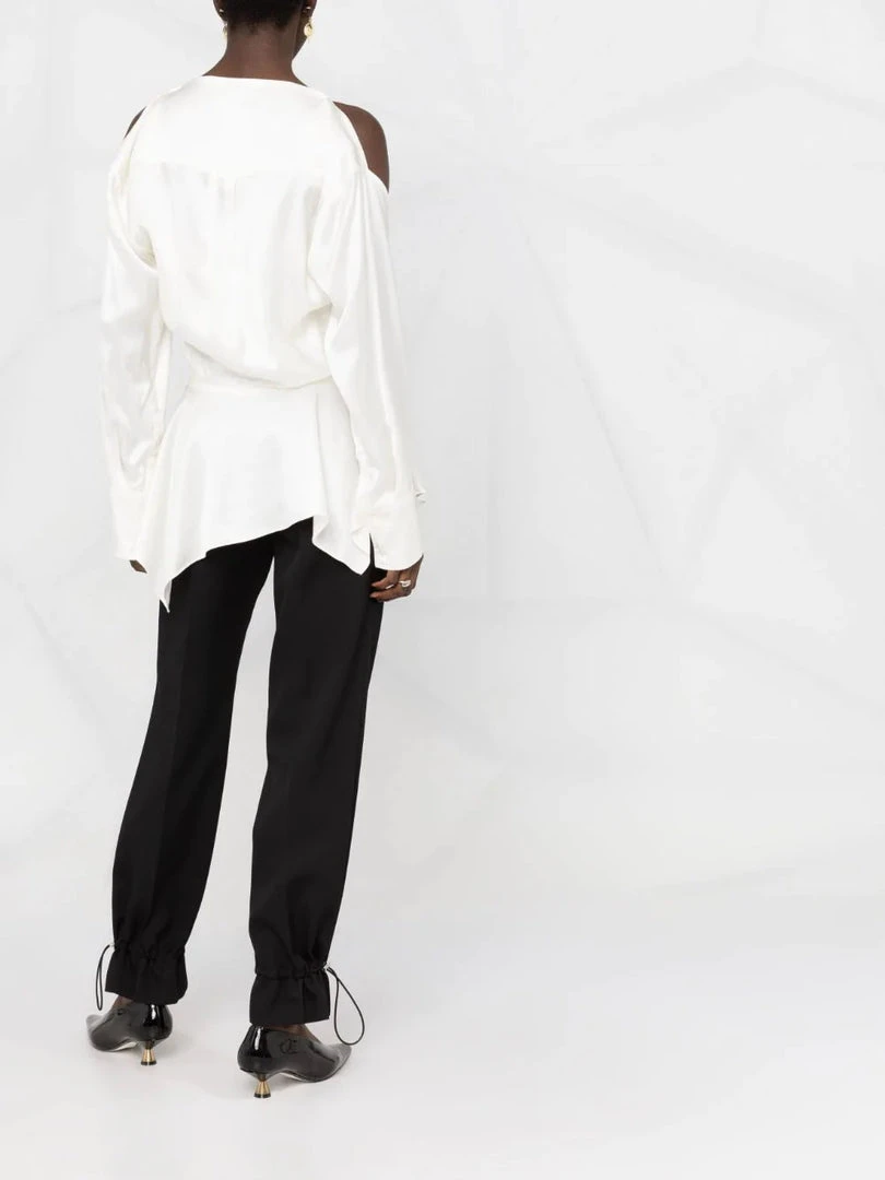 JW Anderson Off White ‘Cold Shoulder Blouse’ Clothing 8 JW Anderson Off White ‘Cold Shoulder Blouse’ Clothing
