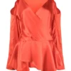 JW Anderson Red ‘Cold Shoulder Blouse’ Clothing 1 JW Anderson Red ‘Cold Shoulder Blouse’ Clothing