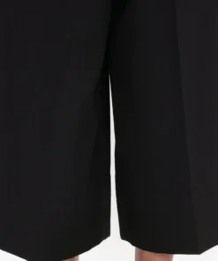 JW Anderson Clothing Black ‘Pleat Front Wide Leg Cropped Trousers' 11 JW Anderson Clothing Black ‘Pleat Front Wide Leg Cropped Trousers'