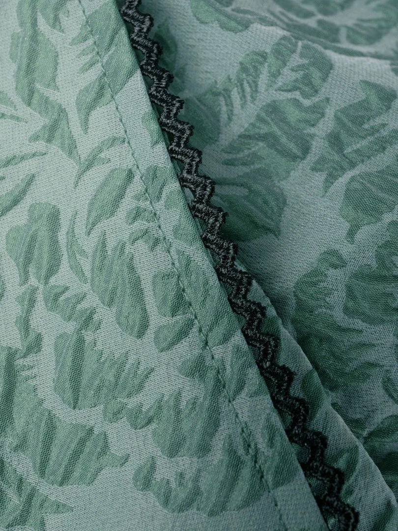 Ganni 'Jacquard Puff Sleeve Mini Dress' New In 9 Ganni 'Jacquard Puff Sleeve Mini Dress' New In