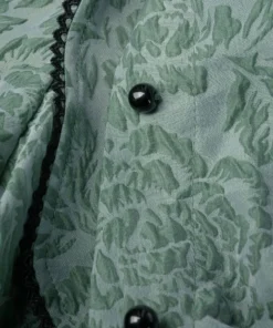 Ganni 'Jacquard Puff Sleeve Mini Dress' New In