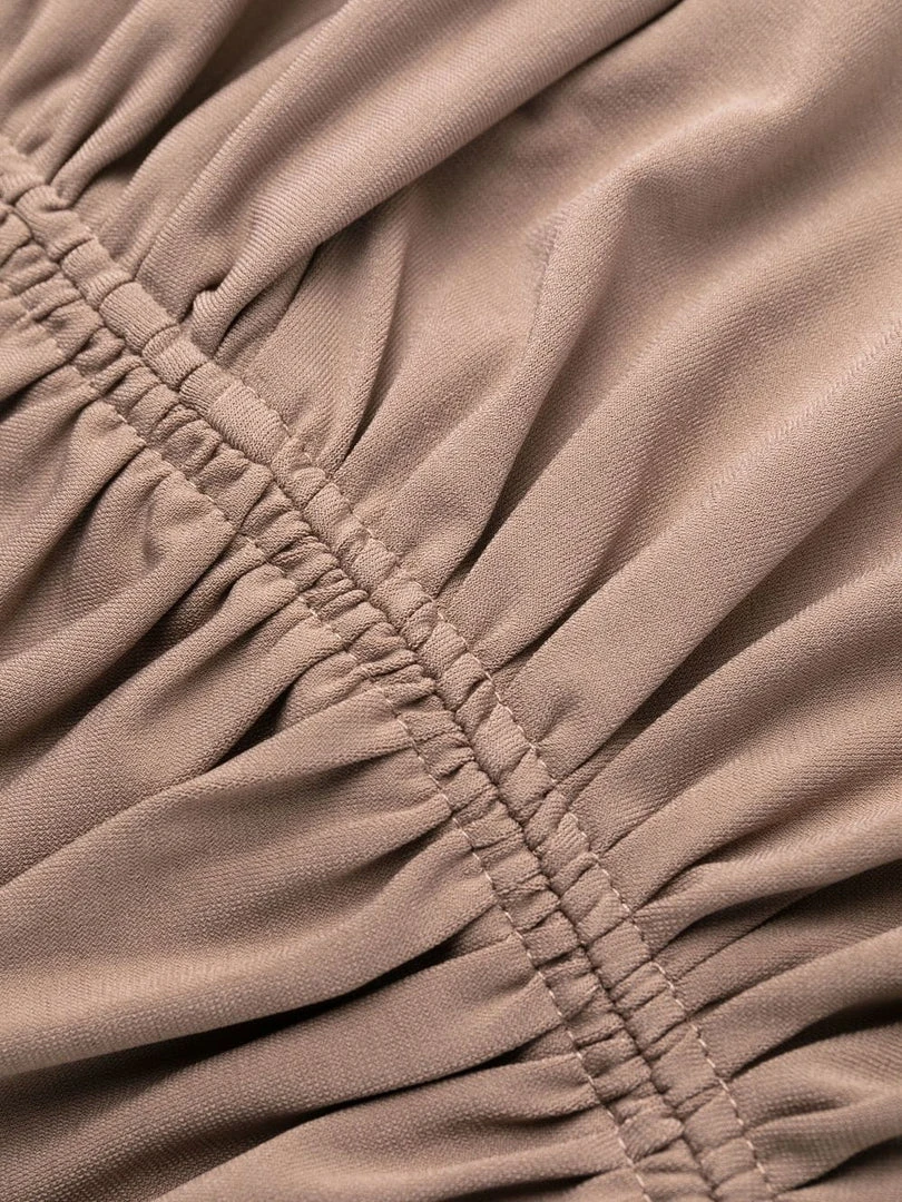 Self Portrait 'Jersey One Shoulder Ruched Midi Dress' Clothing 9 Self Portrait 'Jersey One Shoulder Ruched Midi Dress' Clothing