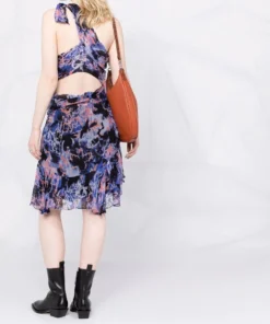 IRO 'Jofrey' Black Printed Dress Clothing