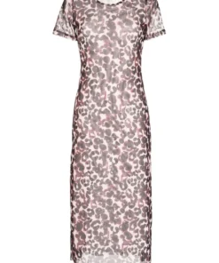 Baum Und Pferdgarten 'Jolea' Mesh Floral Watercolour Midi Dress