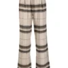 Anine Bing Clothing 'Karina' Checked Trousers