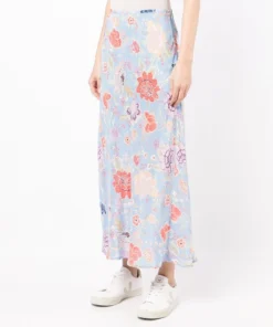 Rixo London 'Kelly' Peony Floral Midi Skirt