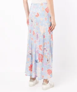 Rixo London 'Kelly' Peony Floral Midi Skirt