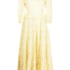Rixo London Yellow ‘Kristen’ Midaxi Dress