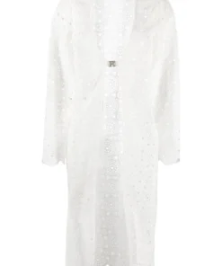 ROTATE White 'Kwamie' Robe Clothing