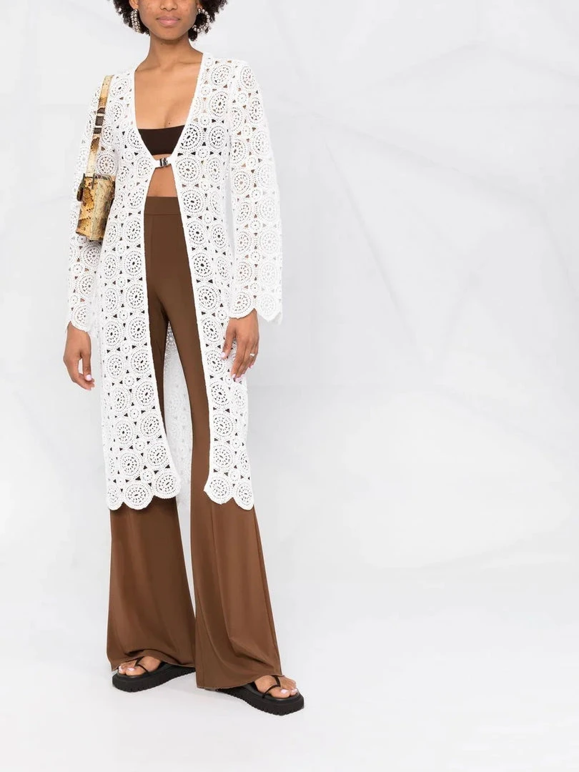 ROTATE White 'Kwamie' Robe Clothing 4 ROTATE White 'Kwamie' Robe Clothing