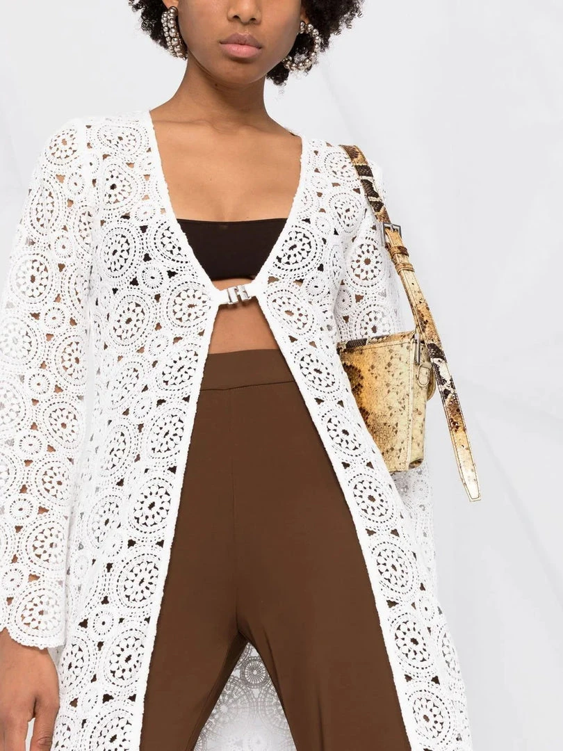 ROTATE White 'Kwamie' Robe Clothing 5 ROTATE White 'Kwamie' Robe Clothing