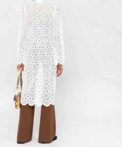 ROTATE White 'Kwamie' Robe Clothing 13 ROTATE White 'Kwamie' Robe Clothing