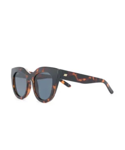 Le Specs 'Air Heart' Brown Tort Sunglasses