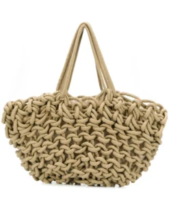 Alienina Camel 'Large Braided Bag'