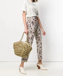 Alienina Camel 'Large Braided Bag'