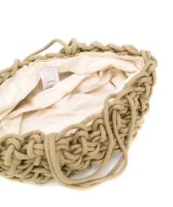 Alienina Camel 'Large Braided Bag'