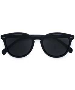 Le Specs Unisex ‘Bandwagon’ Black Rubber Sunglasses