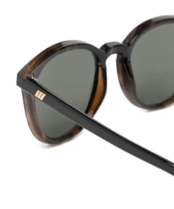 Le Specs New In Unisex Black Tortoiseshell ‘Bandwagon’ Sunglasses