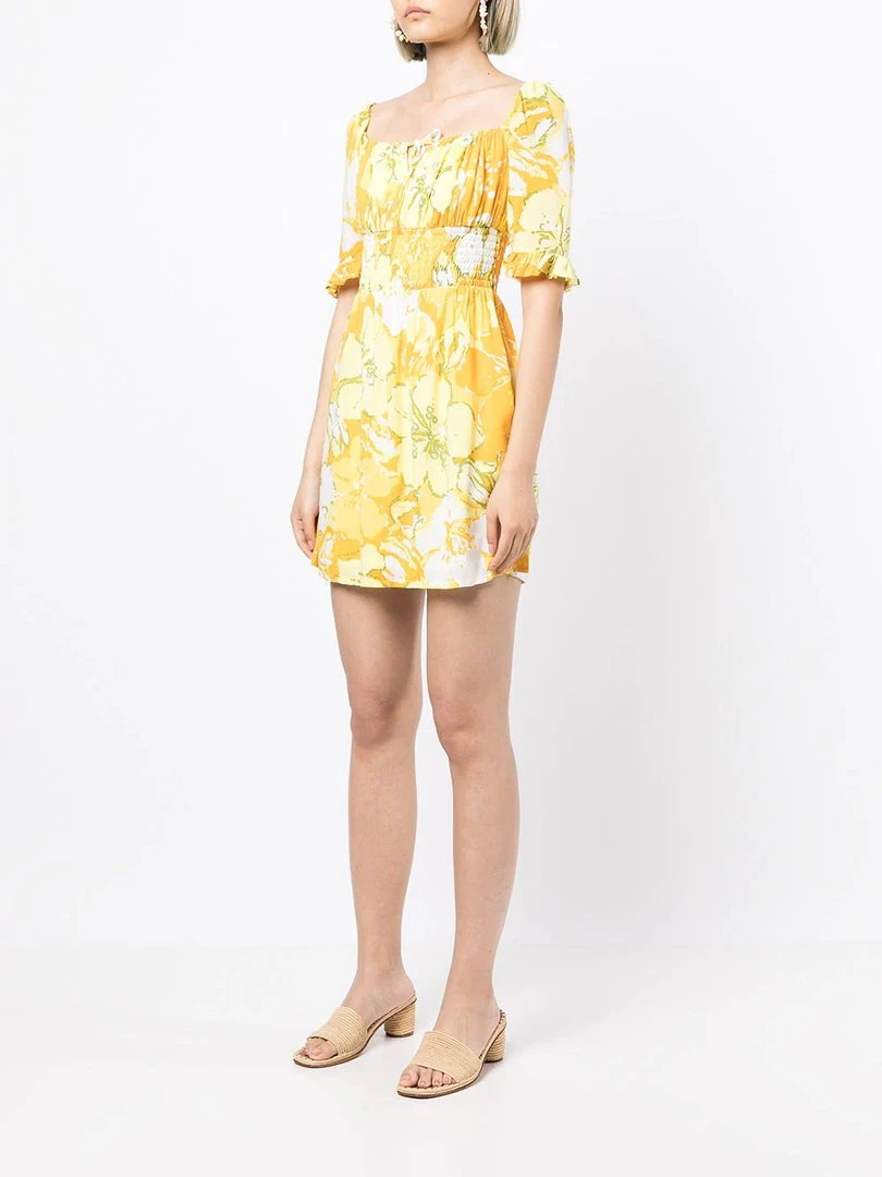Faithfull The Brand 'Lecco' Floral Mini Dress Loretta Floral Dresses 5 Faithfull The Brand 'Lecco' Floral Mini Dress Loretta Floral Dresses