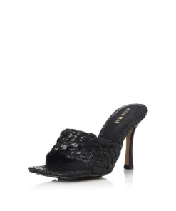 Alias Mae Black 'Lennon' Woven Mules Shoes