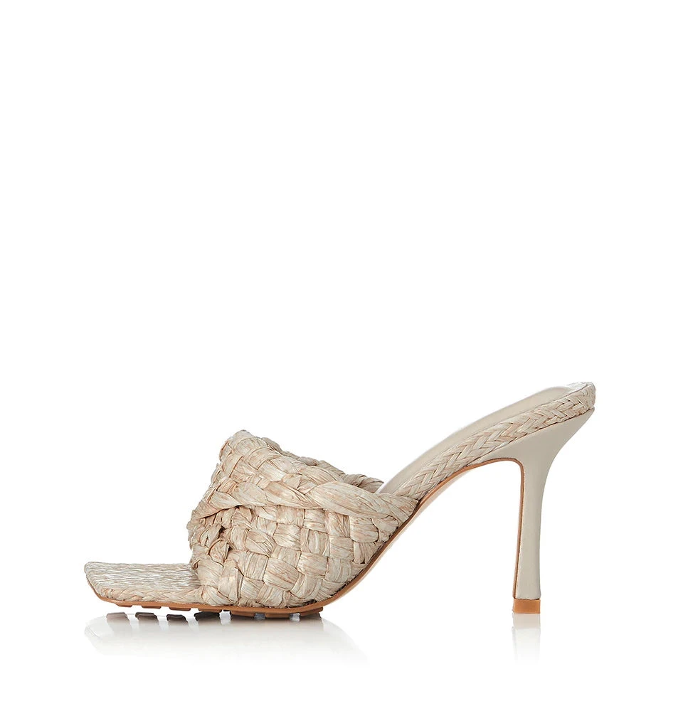 Alias Mae Beige 'Lennon' Woven Mules 3 Alias Mae Beige 'Lennon' Woven Mules