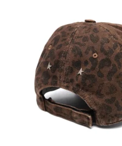 Golden Goose 'Leopard Baseball Cap'