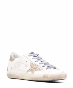 Golden Goose 'Leopard Star Trainers'