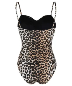 Ganni 'Leopard Swimsuit'