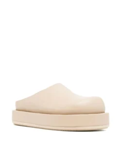 Paloma Barcelo Light Beige 'Daga' Platform Mules
