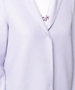 Harris Wharf London 'Lilac Single Breasted Midi Coat'