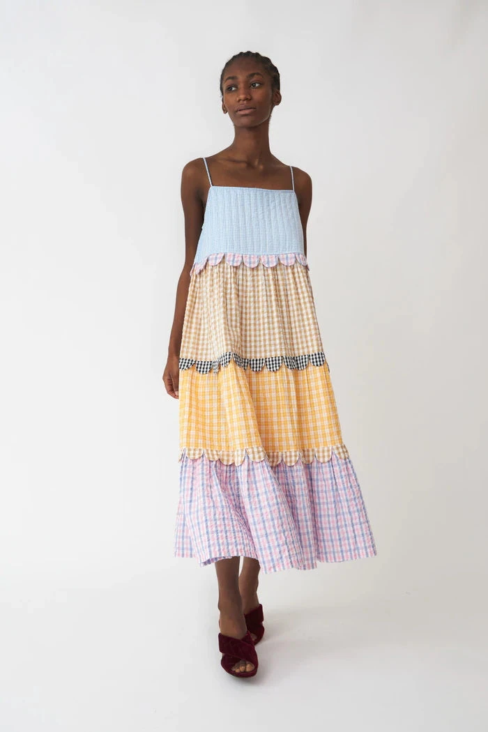 Stella Nova 'Lillibeth' Multi Check Midi Dress 3 Stella Nova 'Lillibeth' Multi Check Midi Dress