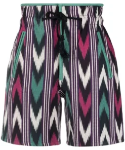 Isabel Marant Etoile 'Linima' Graphic Print Shorts Clothing