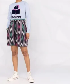 Isabel Marant Etoile 'Linima' Graphic Print Shorts Clothing