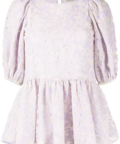 Stine Goya Clothing 'Liw' Embroidered Peplum Blouse