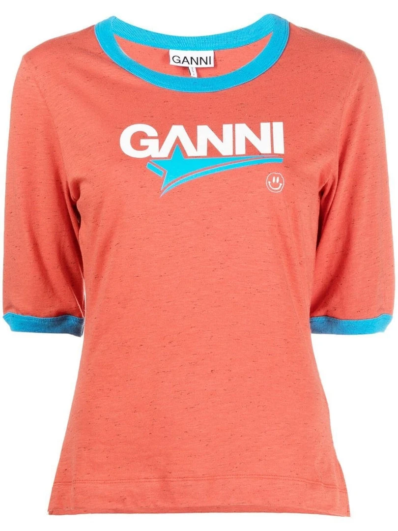 Ganni New In 'Logo Star T-shirt' 3 Ganni New In 'Logo Star T-shirt'