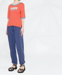 Ganni New In 'Logo Star T-shirt'