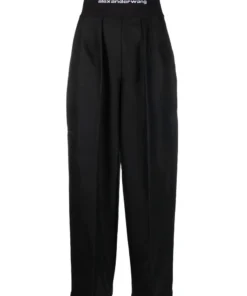 Alexander Wang New In 'Logo Waist Carrot Shaped Trousers'