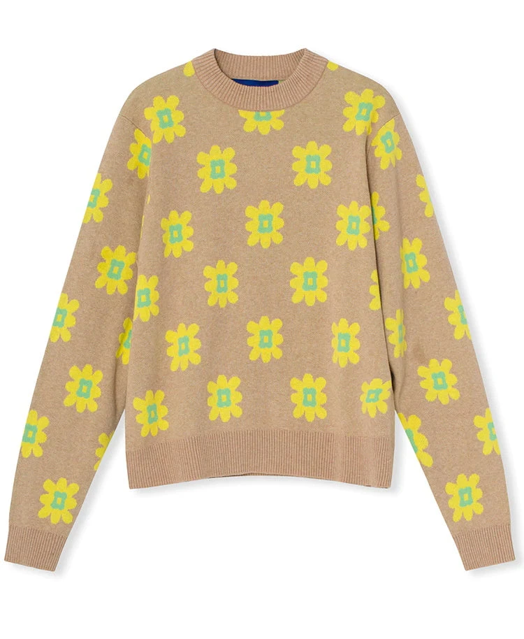 Resume 'LuckyRS Floral Knit Sweater' Clothing 3 Resume 'LuckyRS Floral Knit Sweater' Clothing