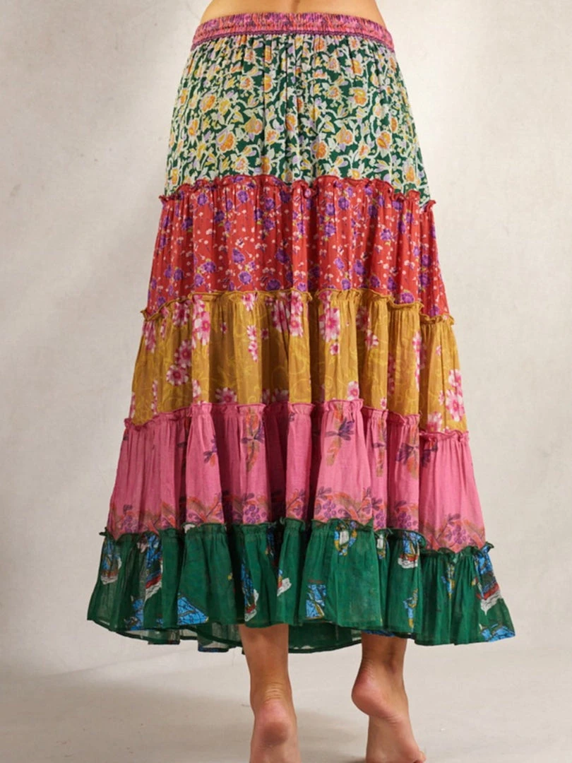 M.A.B.E Clothing ‘Lucca’ Printed Maxi Skirt 4 M.A.B.E Clothing ‘Lucca’ Printed Maxi Skirt