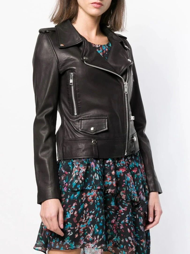 MDK Clothing ‘Black Seattle Leather Biker Jacket’ 5 MDK Clothing ‘Black Seattle Leather Biker Jacket’