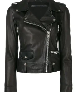 MDK Clothing ‘Black Seattle Leather Biker Jacket’