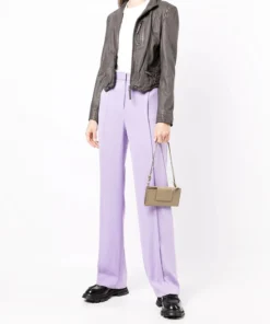 MDK Brown 'Rucy' Zipped Leather Jacket Clothing