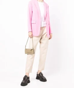 MDK Cream 'Iris' Leather Trousers