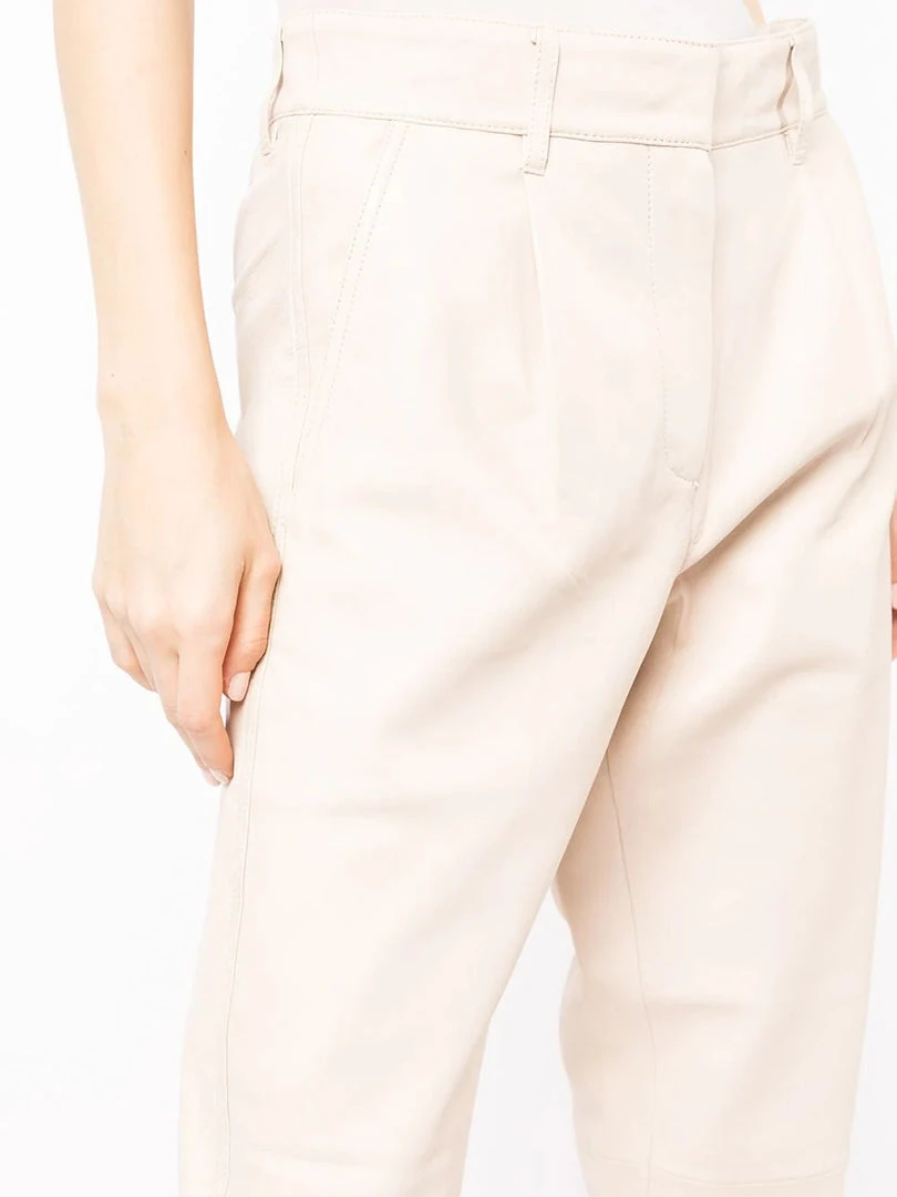 MDK Cream 'Iris' Leather Trousers 7 MDK Cream 'Iris' Leather Trousers