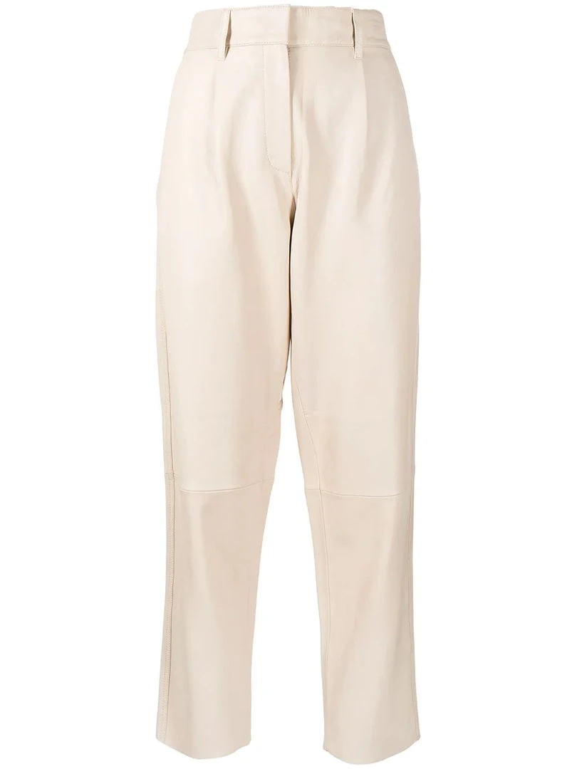 MDK Cream 'Iris' Leather Trousers 3 MDK Cream 'Iris' Leather Trousers